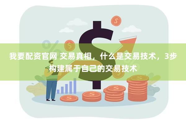 我要配资官网 交易真相，什么是交易技术，3步构建属于自己的交易技术