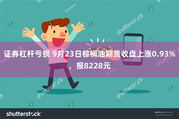 证券杠杆亏损 9月23日棕榈油期货收盘上涨0.93%，报8228元